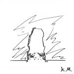 一文物語365 挿絵 壁に開けられた穴