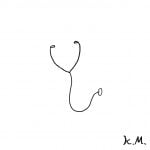 一文物語365 挿絵 聴診器