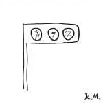 一文物語365 挿絵 信号機