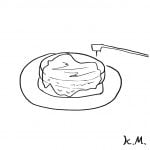 一文物語365 挿絵 ホットケーキ