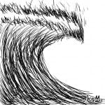 一文物語365 挿絵 波