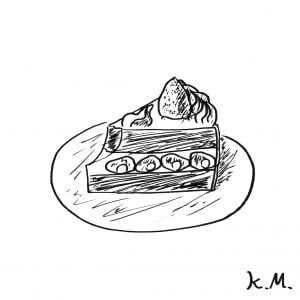 一文物語365 挿絵 ケーキ