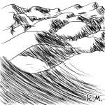 一文物語365 挿絵 砂漠