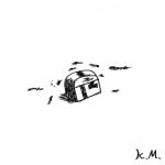一文物語365 挿絵 消しゴム