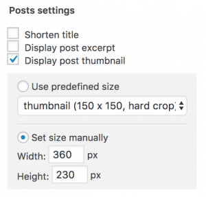 Wordpress Popular Post ウィジェット設定