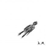 一文物語365 挿絵 人の影