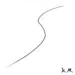 一文物語365 挿絵 スケートで滑った跡