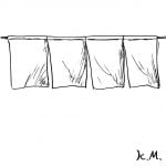 一文物語365 挿絵 のれん
