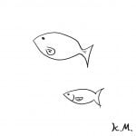 一文物語365 挿絵 魚