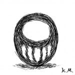 一文物語365 挿絵 目のない達磨
