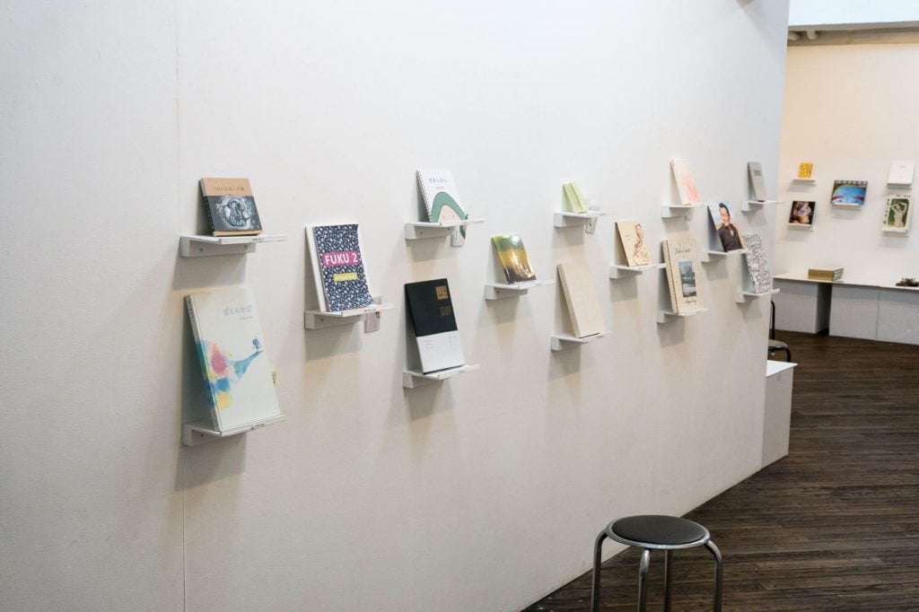 THE LIBRARY 2017 TOKI Art Space 会場入り口付近