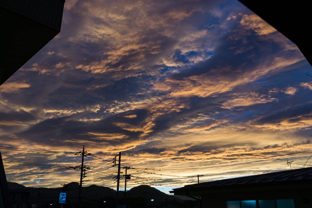 夕方の空