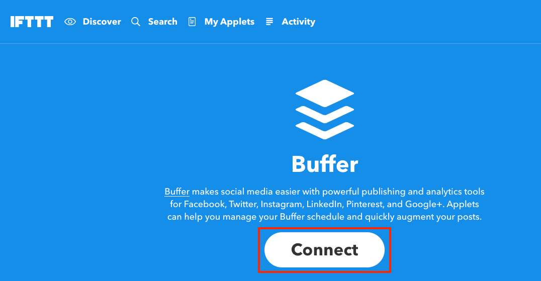 IFTTTでBufferを連携