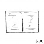一文物語365 挿絵 ノートとペン