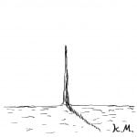 一文物語365 挿絵 切り立った崖