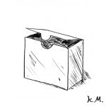 一文物語365 挿絵 開封された箱