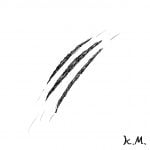 一文物語365 挿絵 猫の爪あと