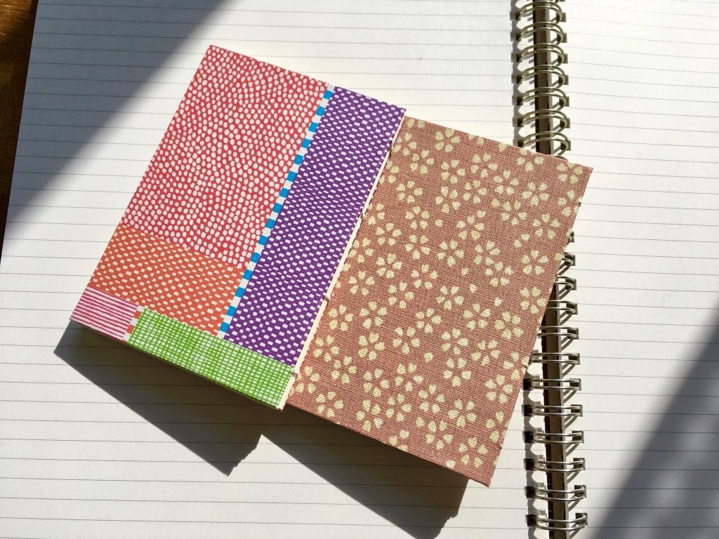 糸かがりお手製ノート2冊