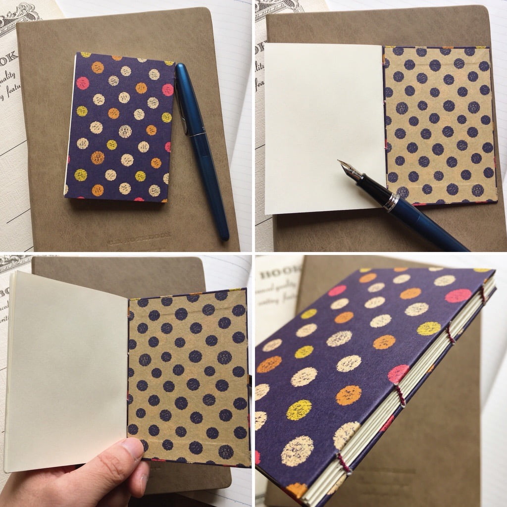 糸かがり手製本で仕立てたノート