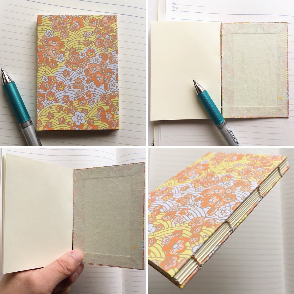 糸かがり手製本で仕立てたノート