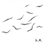 一文物語365 挿絵 飛んでいく草の葉