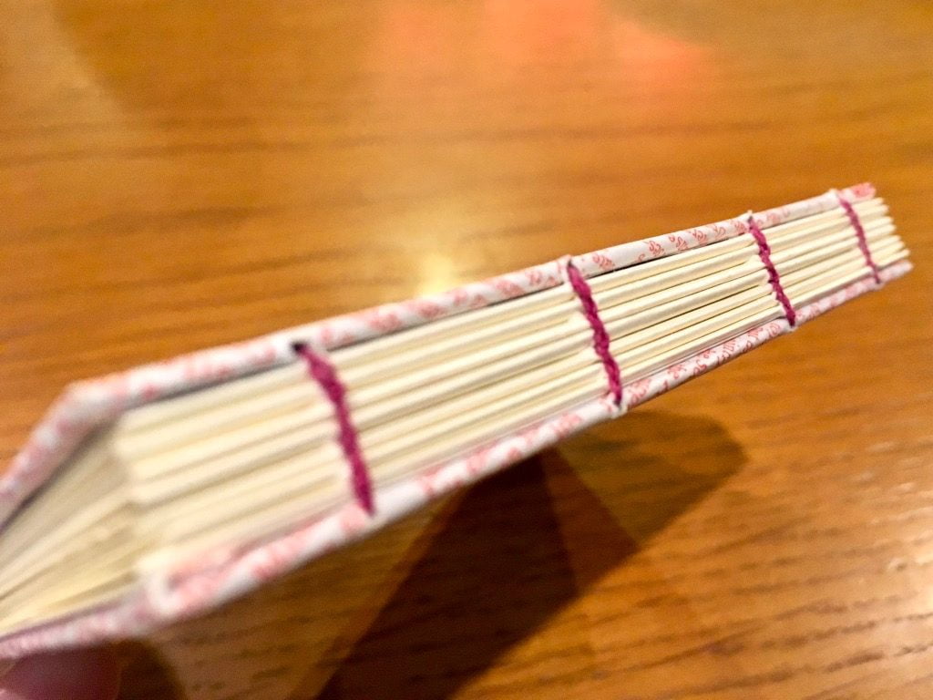 糸かがり手製本ワークショップ背