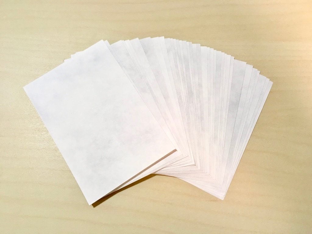 糸かがり手製本一文物語365舞の見返しの紙