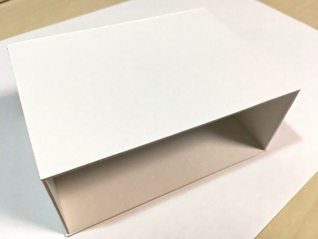 糸かがり手製本はん・ぶんこ3冊収納BOXの厚紙組み立て