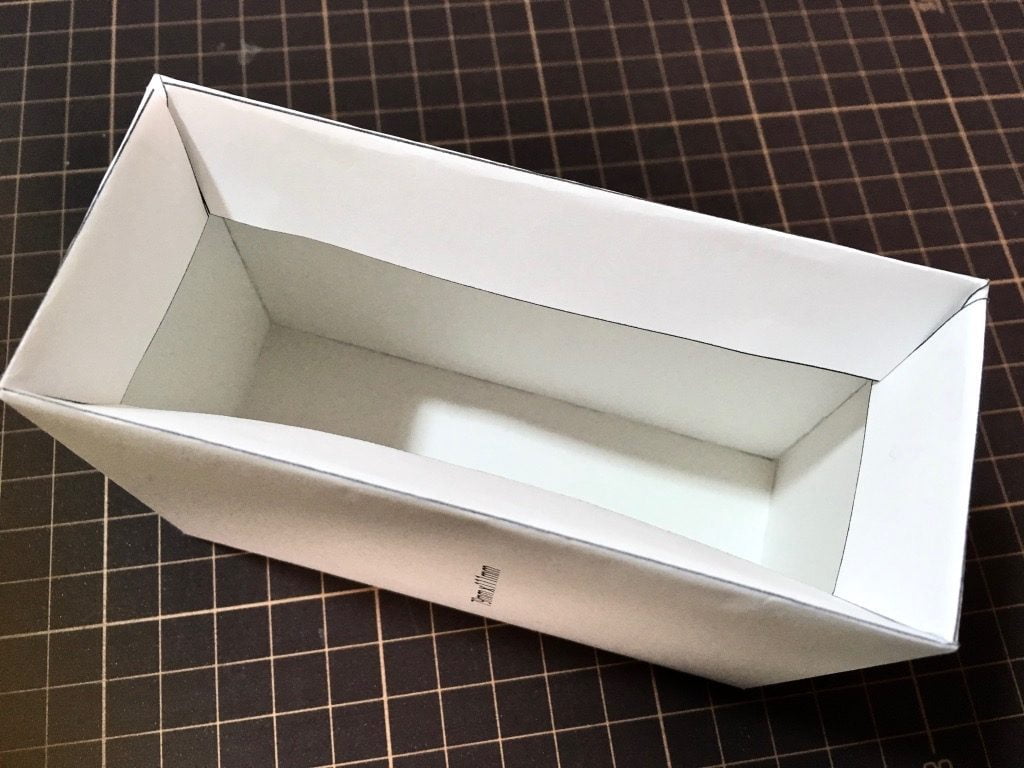 糸かがり手製本はん・ぶんこ3冊収納BOXの出来上がりイメージ箱内側