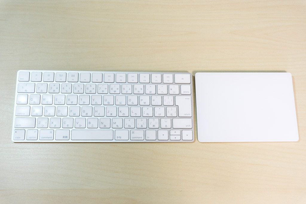 Magic KeyboardとMagic Trackpad 2