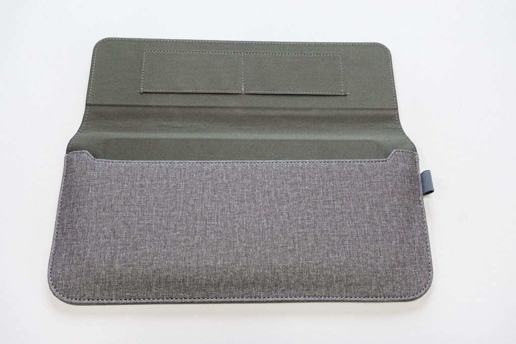 LOEのポメラDM200の専用ケースPUレザー保護フィルム付(グレー)