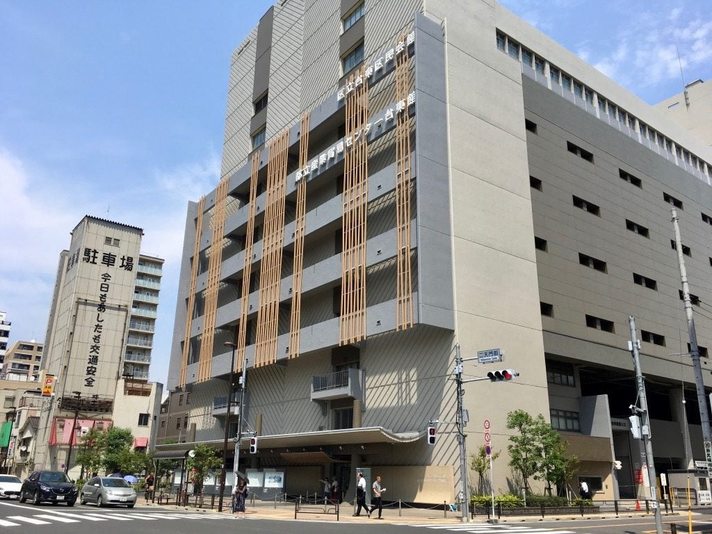 都立産業貿易センター台東館の外観