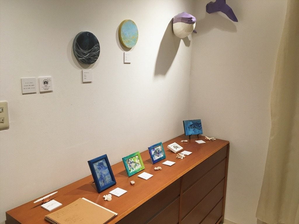 繁田穂波初個展のベッドルーム展示