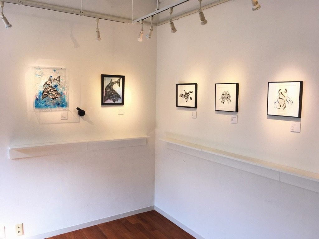繁田穂波初個展の展示会場
