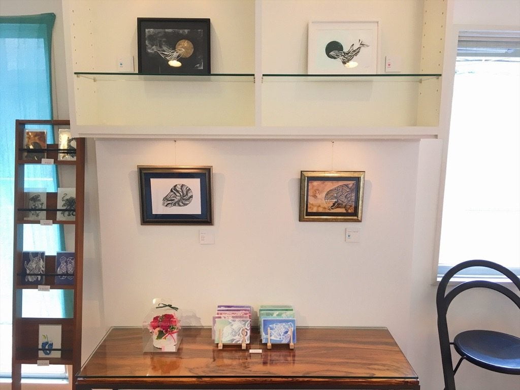 繁田穂波初個展の展示会場