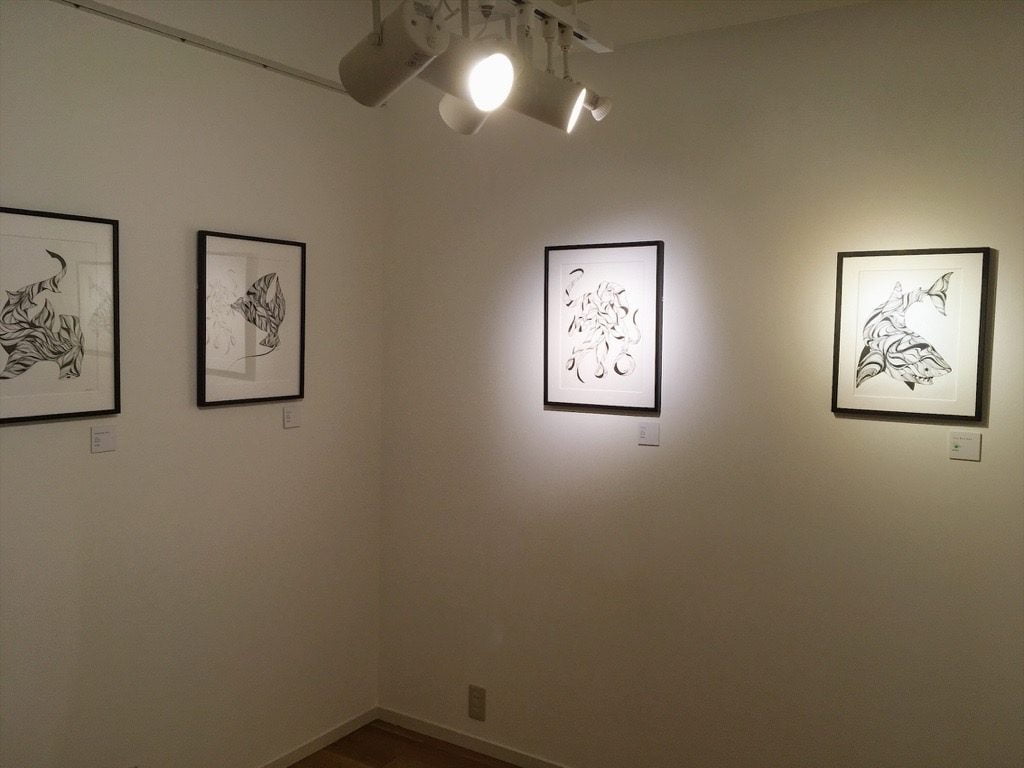 繁田穂波初個展の展示会場