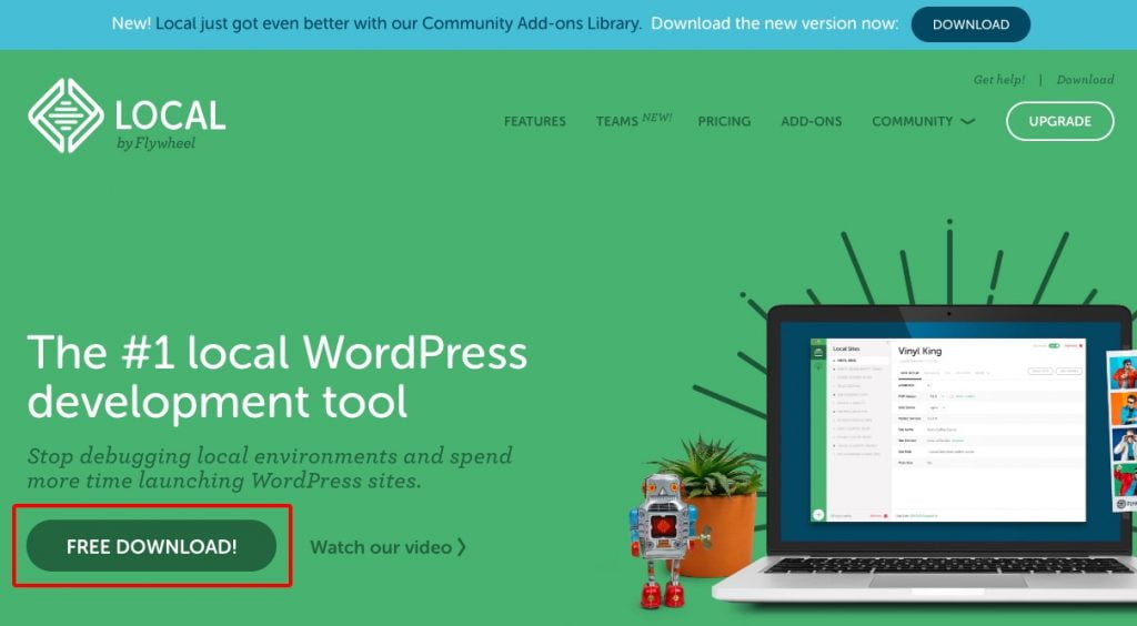 LOCAL by FlywheelのWebサイト