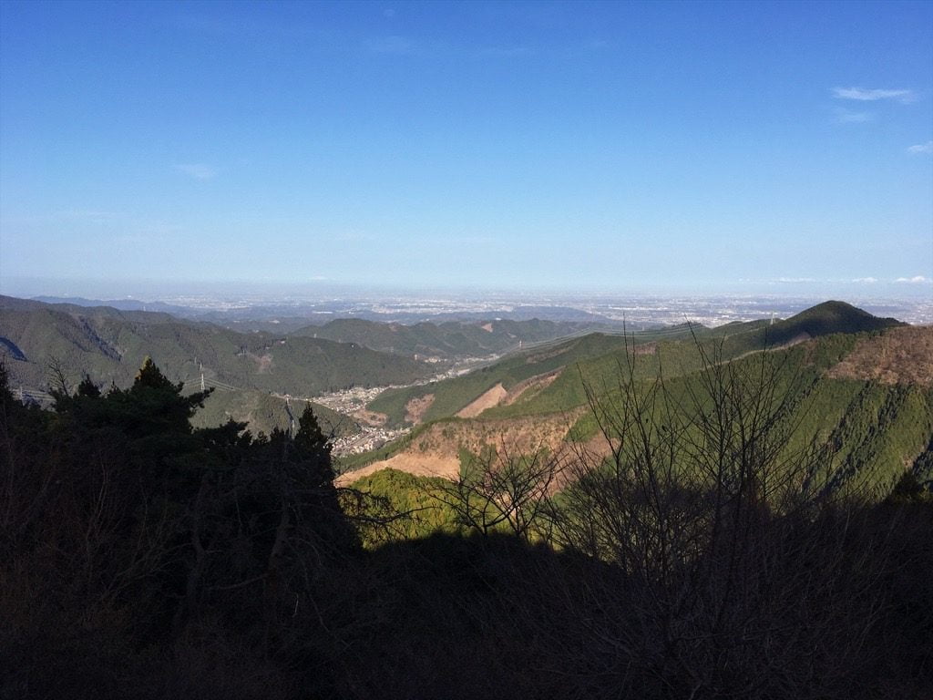 奥多摩御岳山からの眺め