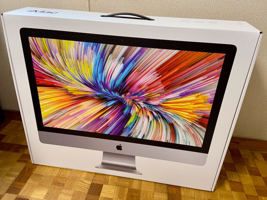 Apple iMac 27インチ 2019の箱