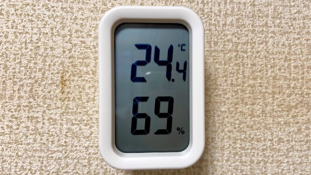 無印良品のデジタル温湿度計